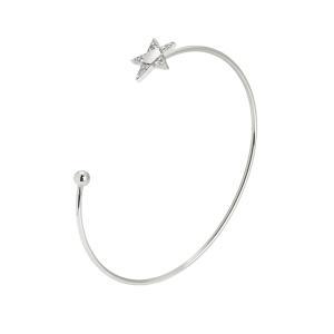 Pulsera rígida abierta con estrella