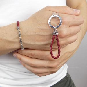 Pulsera scooby doo roja con eslabones de cuerda