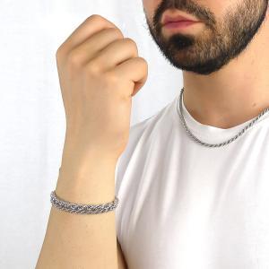 Pulsera de cuerda con eslabones dimensión grande