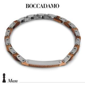 Brazalete modular de acero y pvd en oro rosa con circonitas