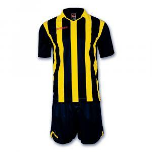 Kit calcio detroit giallo/blu