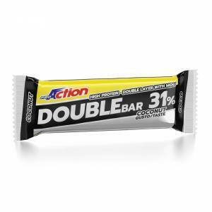 Barretta proteica double bar 31% 60 g cocco caramello