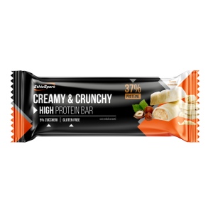 Ethicsport barretta creamy & crunchy bianco e nocciola 30gr