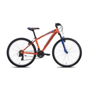 Bici 595 earth 38 arancio  azzurro ty300 21v v-brk