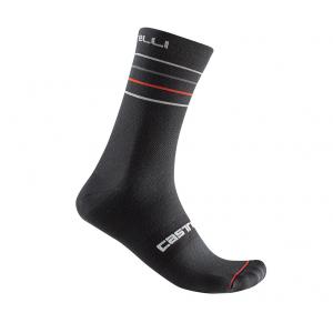 Calzino endurance 15 sock nero grigio rosso