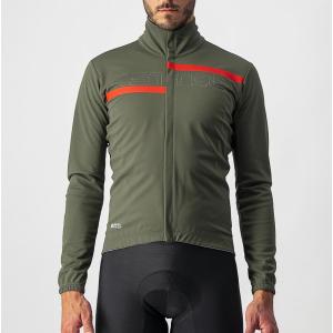 Giacca transition 2 jacket verdemilitare rosso