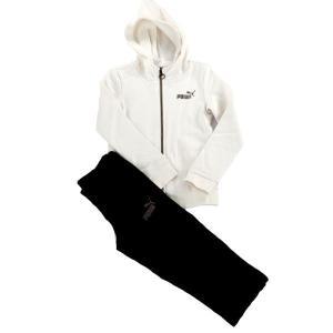Ess+ bronze fz hooded suit fl g jr. - white