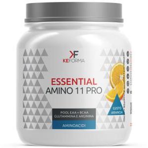 Essential amino 11 pro arancia da 320g