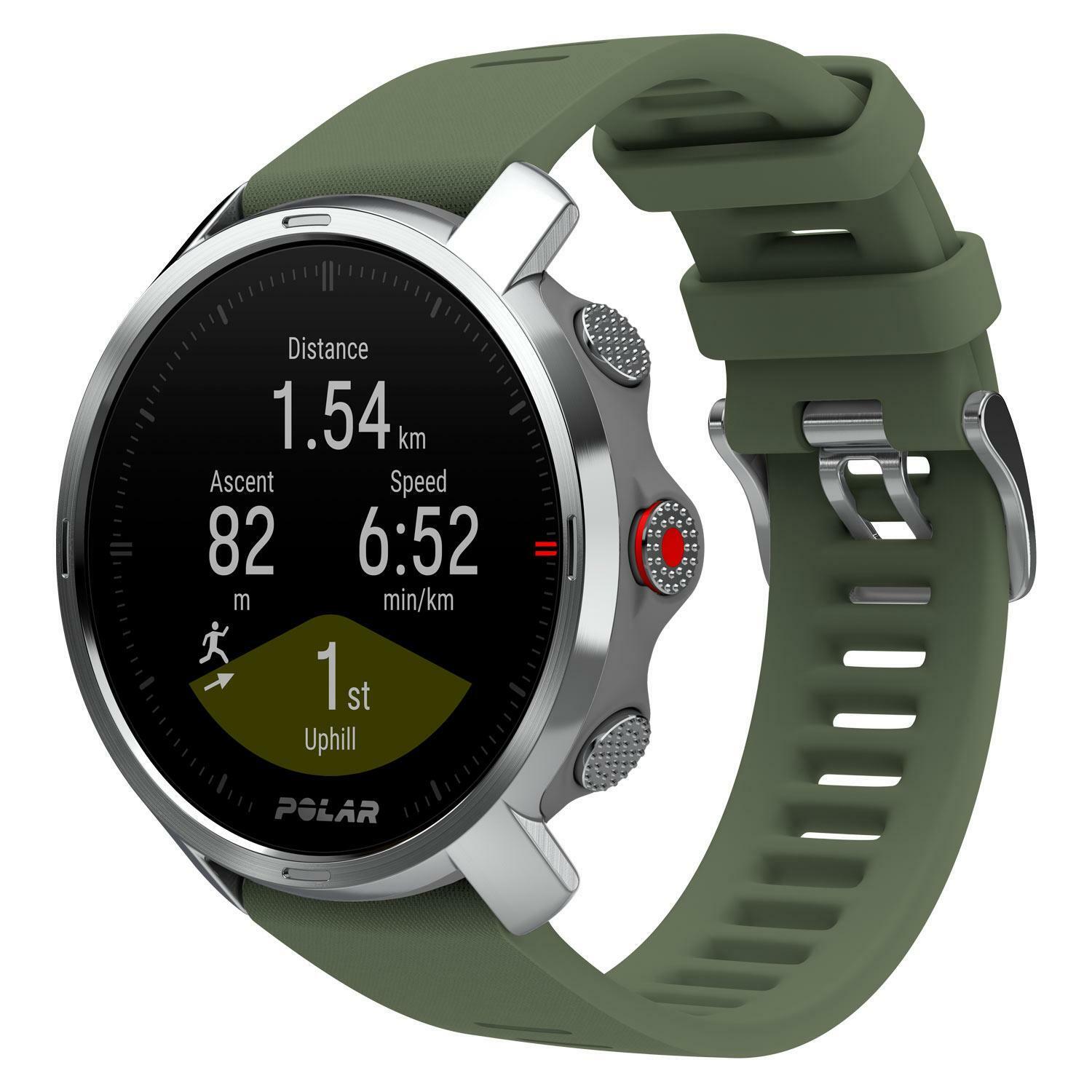 polar polar smartwatch cardio grit x verde m/l