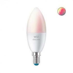 Lampadina wiz color candela smerigliata 40w e14 rgb+2k/6k 470lm