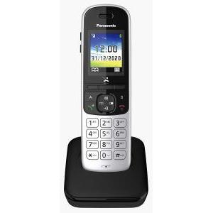 Cordless telefono senza fili singolo vivavoce kx-tgh710 silver