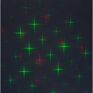 Proiettore natalizio punti e stelle laser verde/rossa 40670