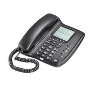 Telefono base mf office pro analogico multifunzione, nero  4058/5