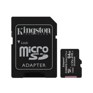 Microsd 64gb canvas select plus con adapter canvas select plus ultra uhs-i classe 10 con adattatore sdcs2 64gb