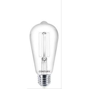 Lampada filamento  led incanto white edison chiara 7,5w e27 2700k inpw-752727