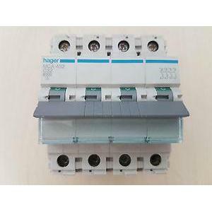 Interruttore automatico modulare 4 poli 32a 6 ka c 4 moduli  mca432