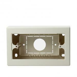 Smn 4-3 w scatola porta apparecchi 4-3 moduli per minicanali tmc/tmu bianco b06808