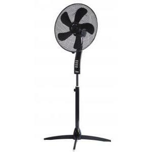 Ventilatore piantana modello virgola nero  3 velocità vp66