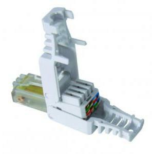 Spina plug easycrimp rj45 8 poli c5e utp 2012003