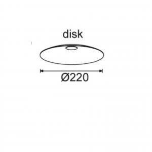 Disco 22 bi interno arancione per dl032 disco22/bi/ar