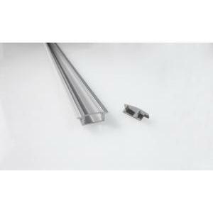 Profilo alluminio 2m per striscia led diffusore opale barra/strip/4/s