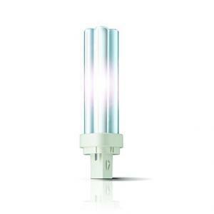Lampada fluorescente compatta senza alimentatore integrato master pl-c 18w/830 /2p 1ct/5x10box master pl-c 2pin 18 w