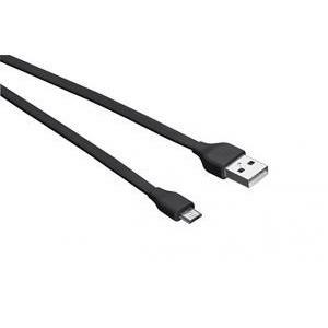 Cavo piatto flat micro-usb cable 1m black 20135