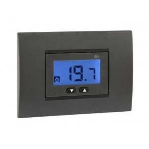 Keo-b lcd termostato da incasso con display e alimentazione a batteria ve267100
