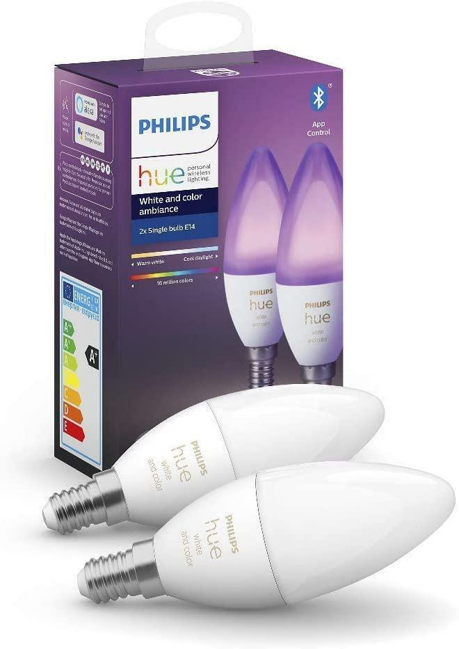 philips philips lampadine smart huewca 5.3w b39 e14 eu 2p classe energetica g  929002294202