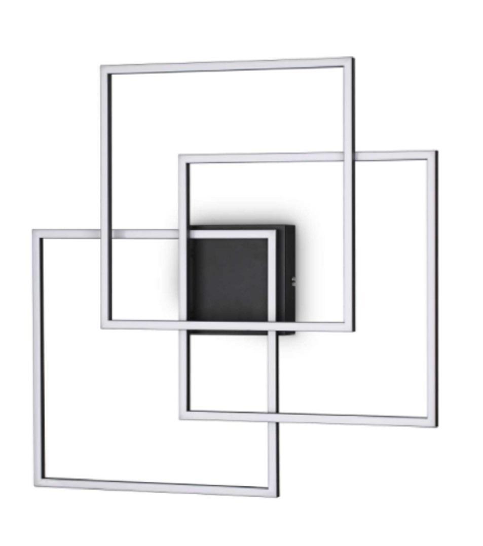 ideal lux ideal lux lampada modello frame pl quadrato nero 270678