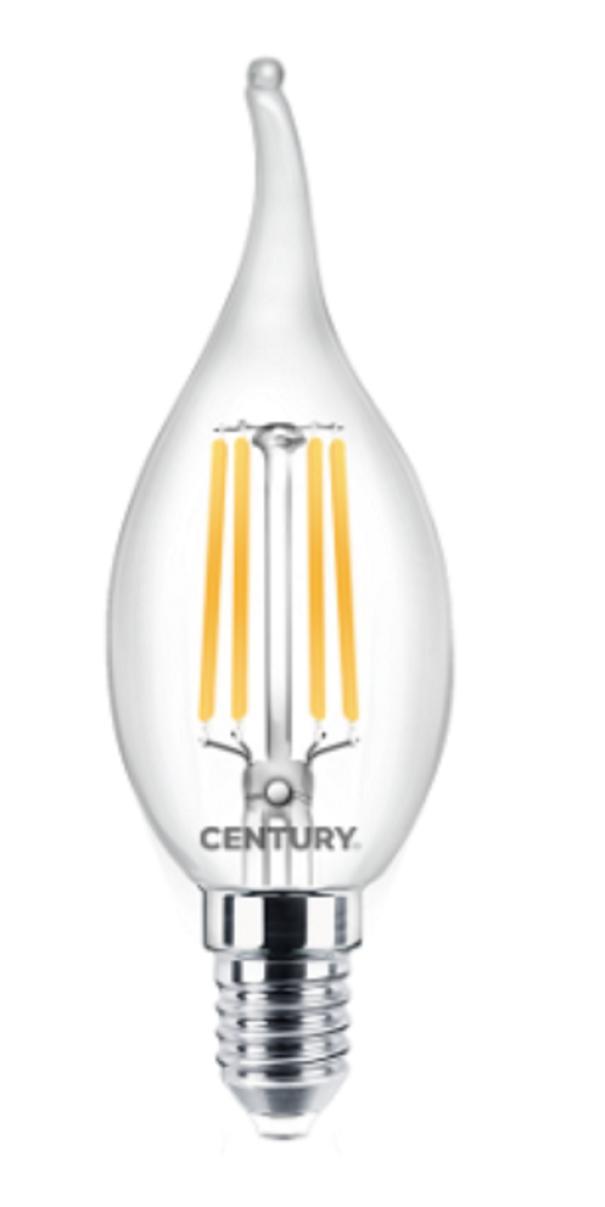 century century lampada  filamento led incanto chiara c. vento - 4w - e14  4kinm1c-041440