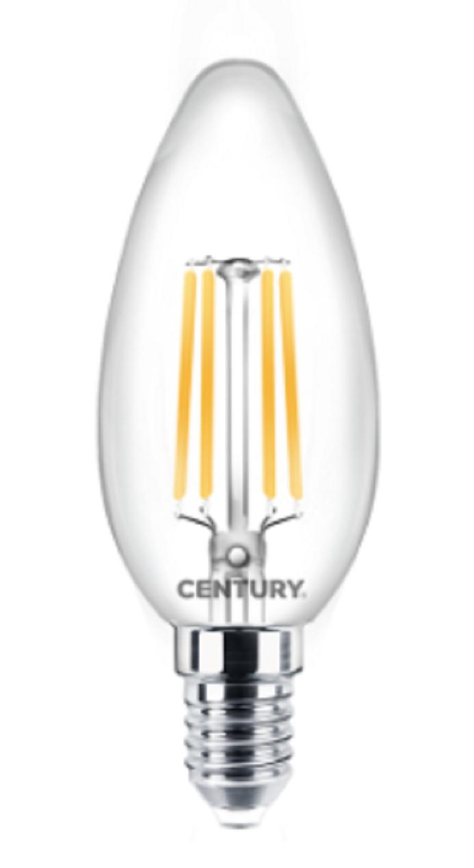 century century lampada filamento led incanto chiara candela - 4w - e14 - 4000