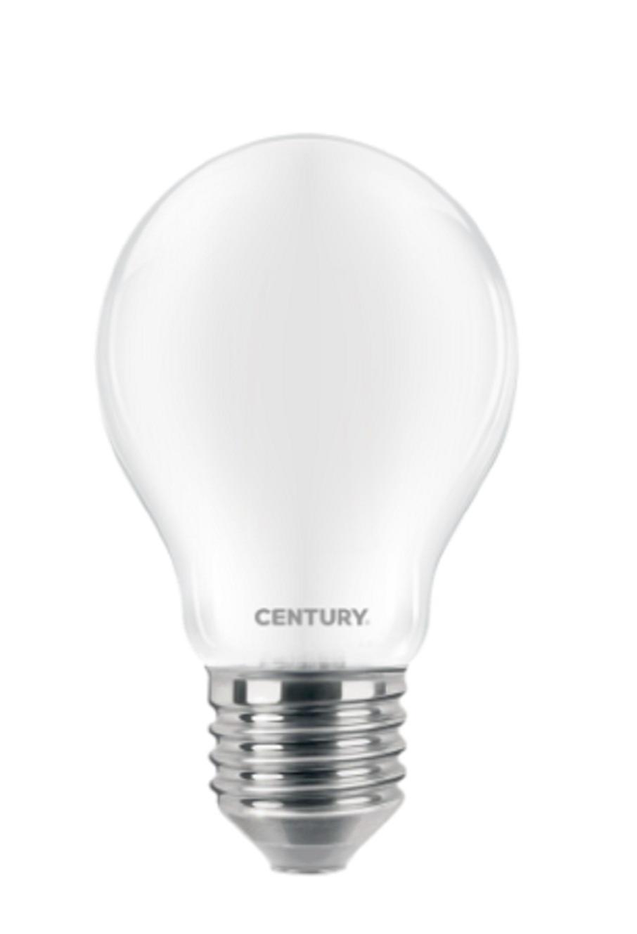 century century lampada filamento led incanto saten goccia classe a++ a70 - 10w - e27 -4k insg3-102740
