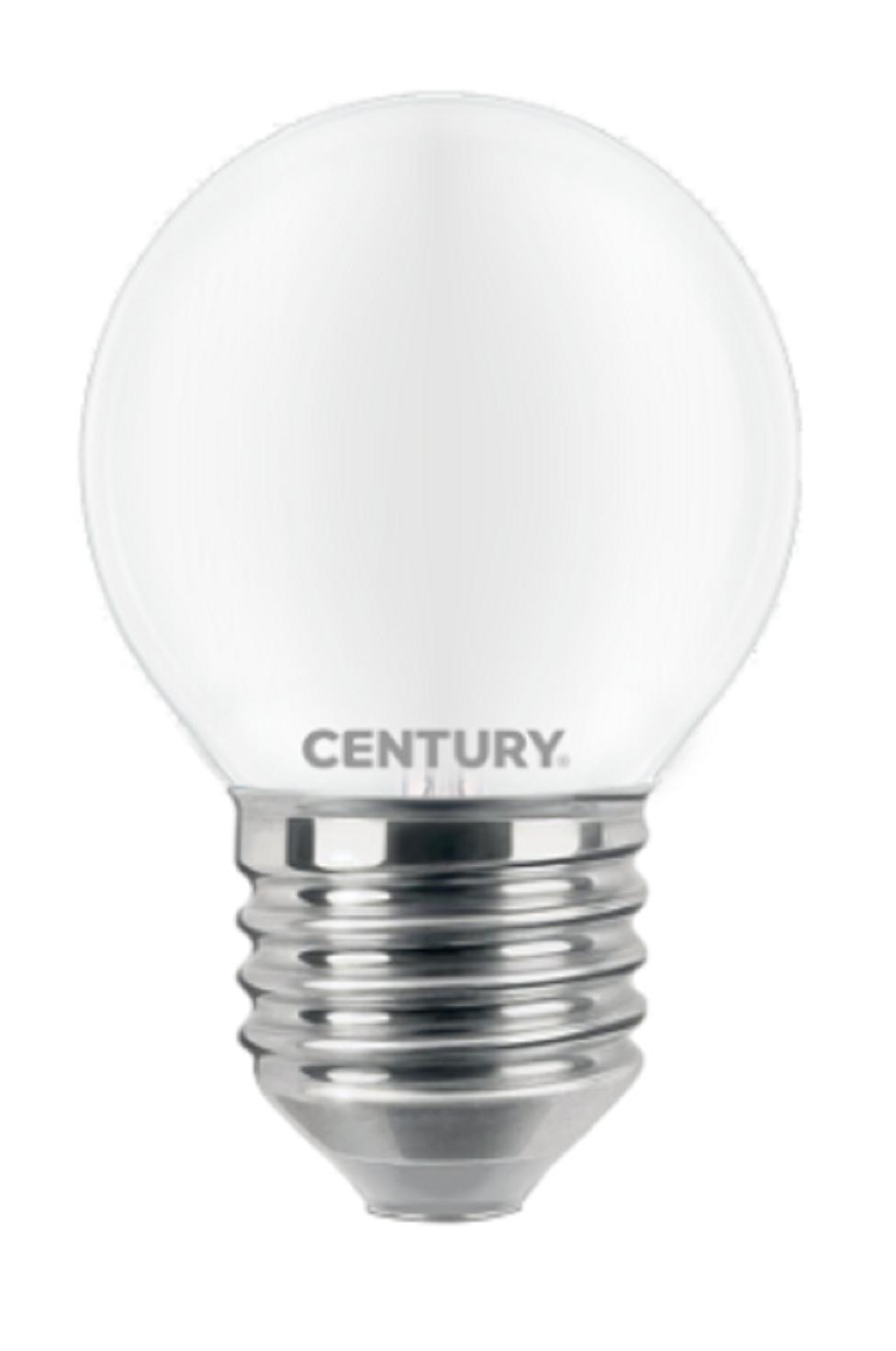 century century lampada a filamento led incanto saten sfera - 6w - e27 - 6000k  insh1g-062760