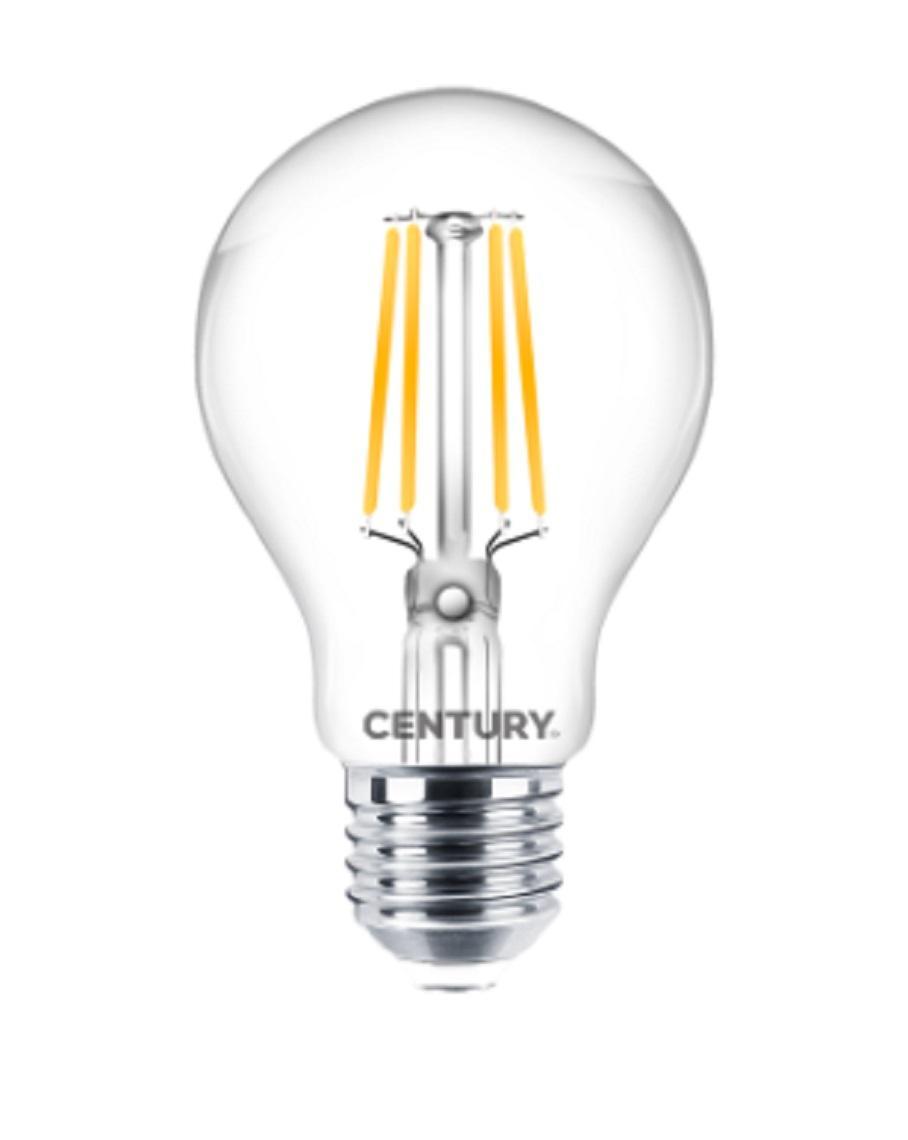 century century lampada filamento led incanto chiara goccia a60 4w e27 2700k ing3-042727