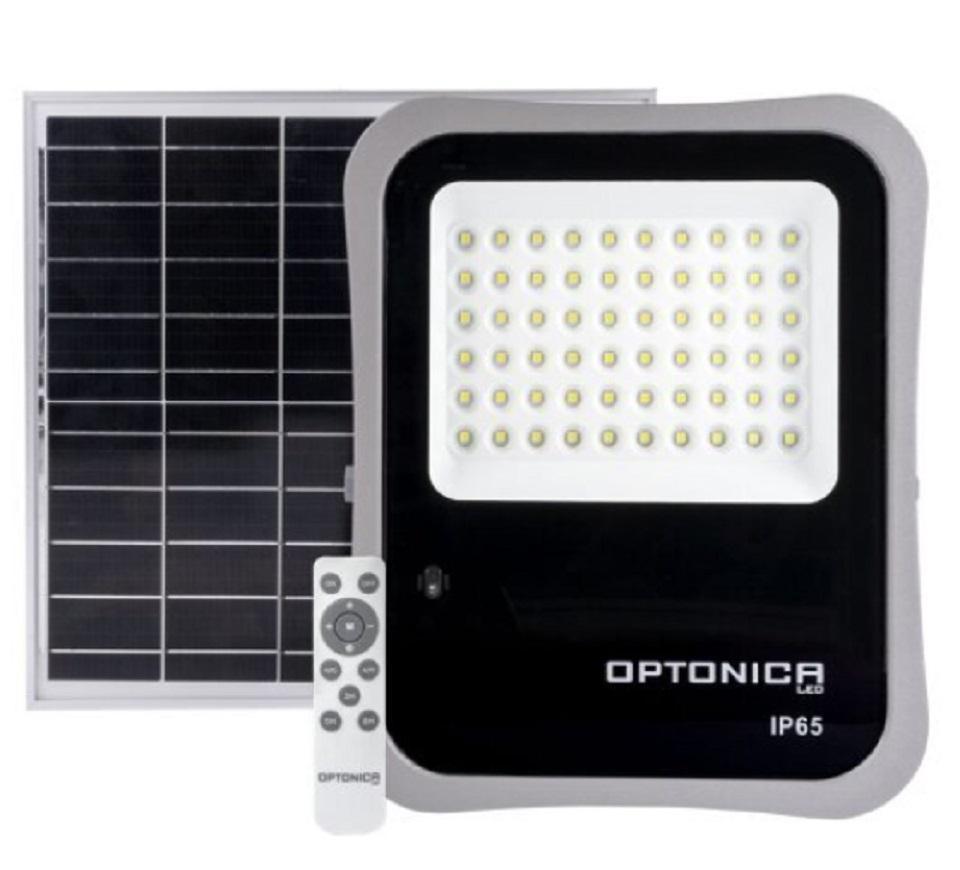 optonica led optonica led solar power led floodlight 20w 1800lm 6000k 3.2v/2 5458