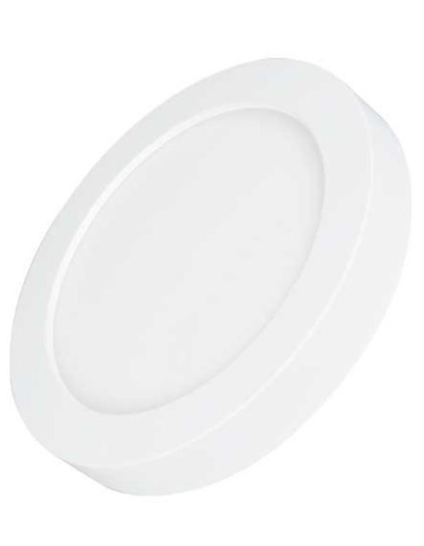 optonica led optonica led surface panels round 6w ac165-265v 450lm cct c 2535