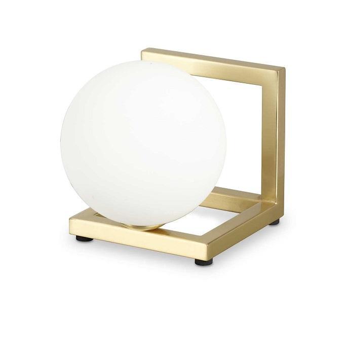 ideal lux ideal lux lampada da tavolo angolo tl1 ottone
