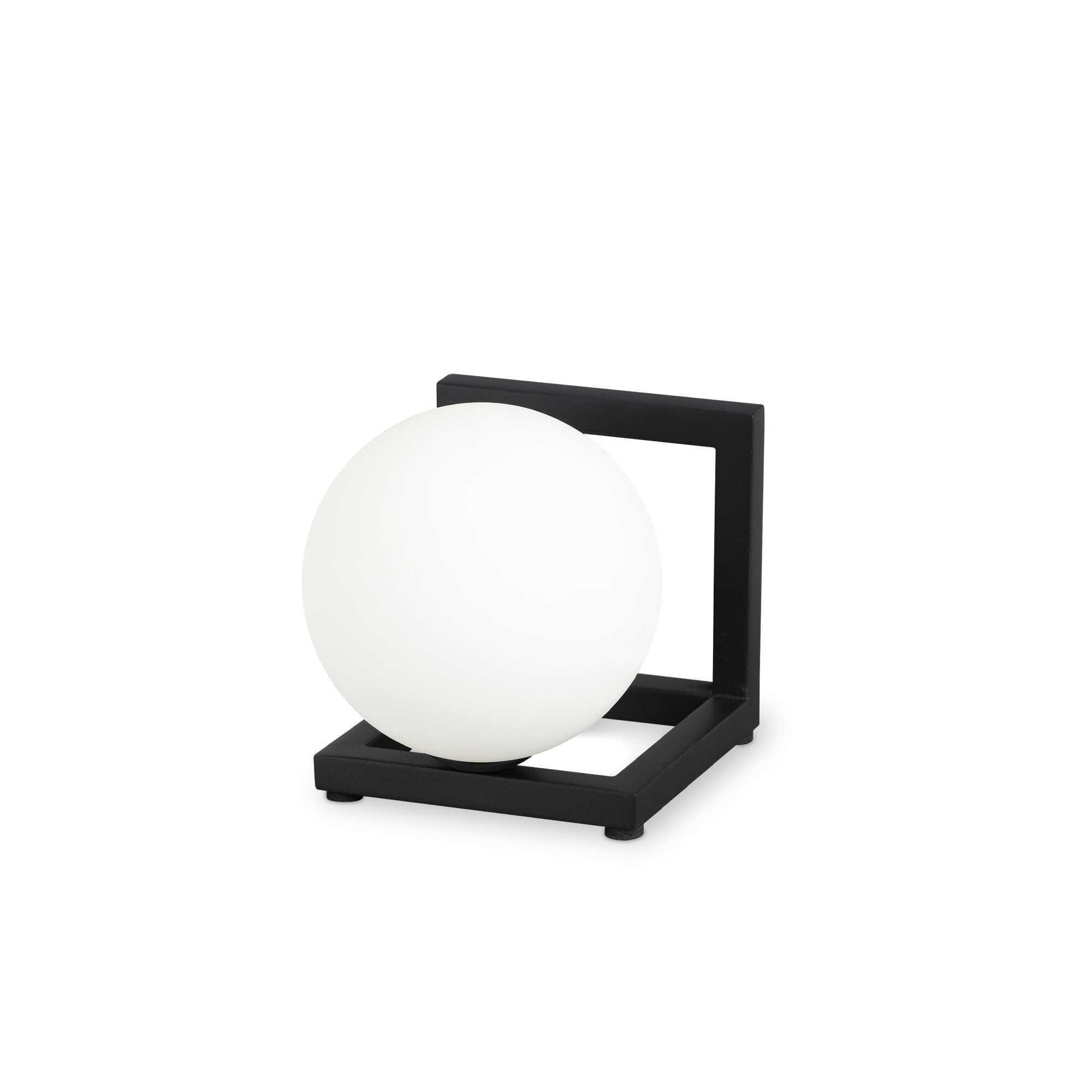 ideal lux ideal lux lampada da tavolo mod. angolo tl1 nero 284316