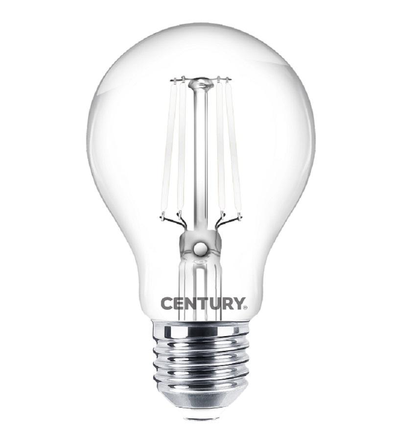 century century lampada a filamento led bianco incanto goccia chiara a60 7.5w - e27  ing3w-752727