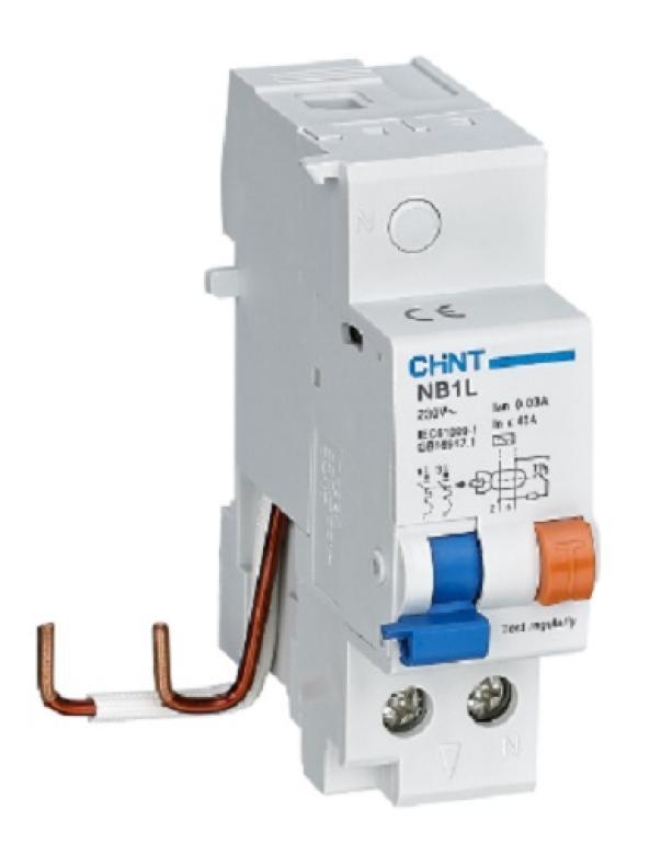 chint chint nb1l-40/2p-ac30 -blocco differenziale accoppiabile 2p <40a 30ma tipo ac 198374