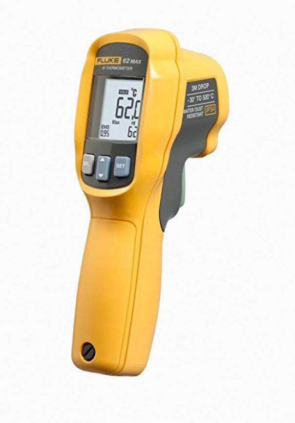 fluke termometro professionale ir -30+500 c termometro laser infrarossi fluke-62 max