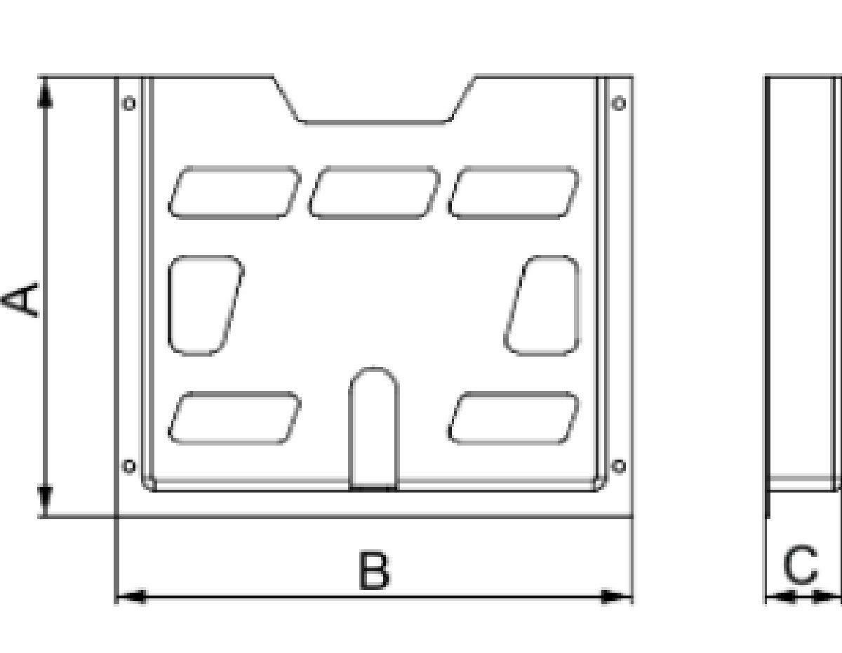 schneider schneider tasca porta schemi a4 in plastica fissaggio adesivo nsydpa4