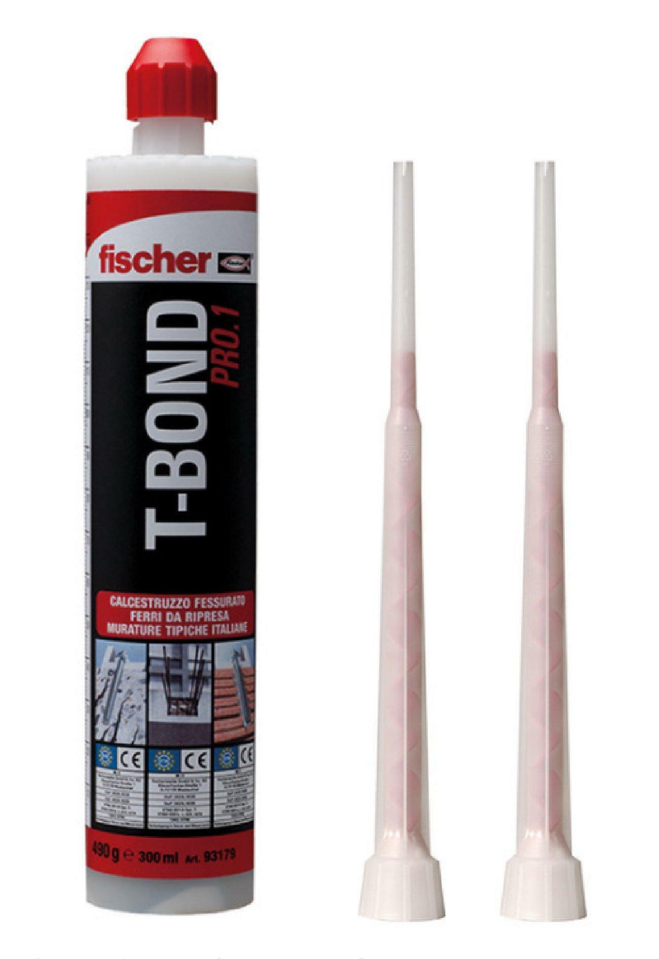 fischer fischer cart.resina chimica t-bond pro. 1 resina hybrid per ancoraggi in calcestruzzo 00093179