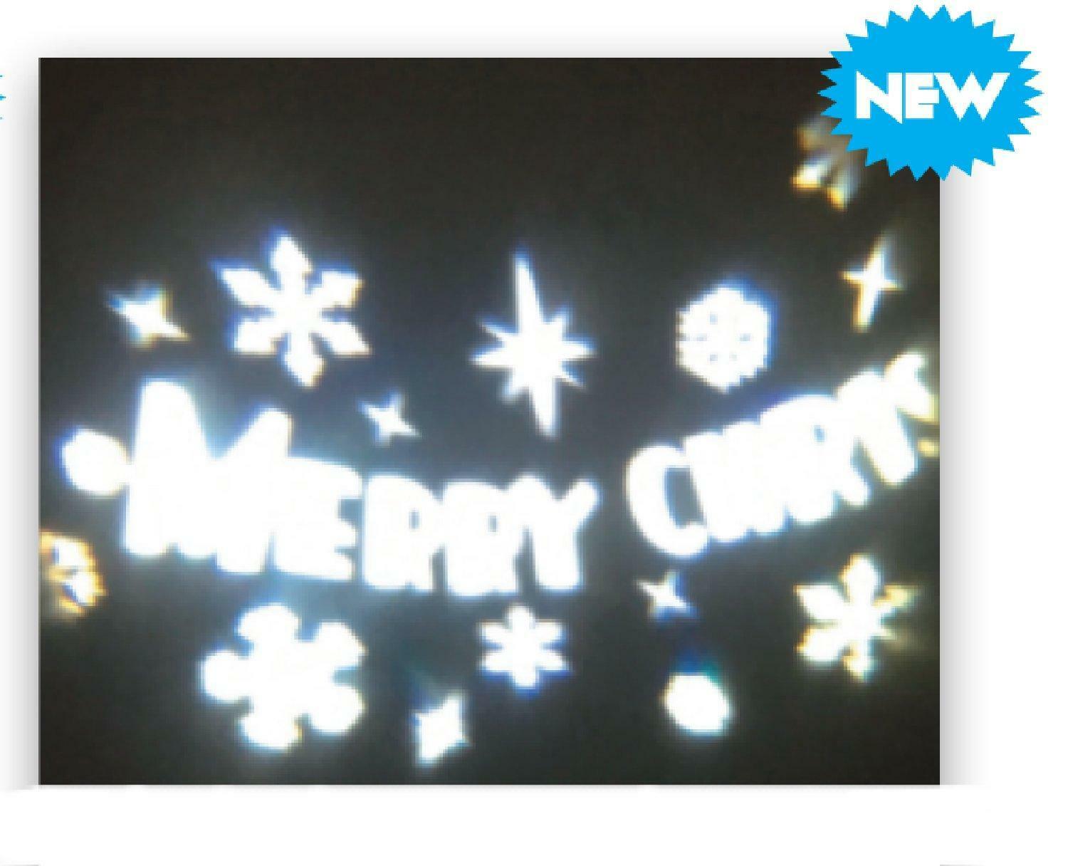 giocoplast giocoplast decorazione natalizie proiettore per esterno scritta merry christmas 86016925
