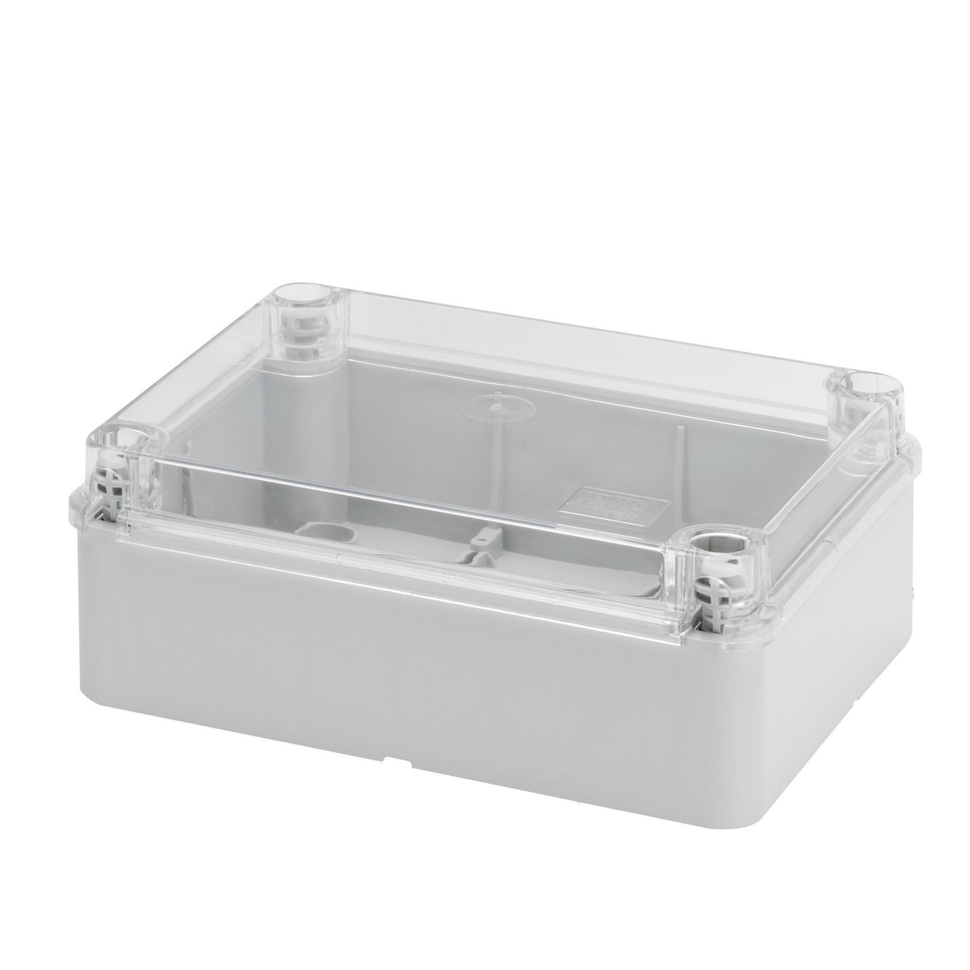 Gewiss scatola con coperchio trasparente 150x110x70 cassetta di derivazione  e per apparecchiature elettriche ed elettroniche 150x110x70 gw44426