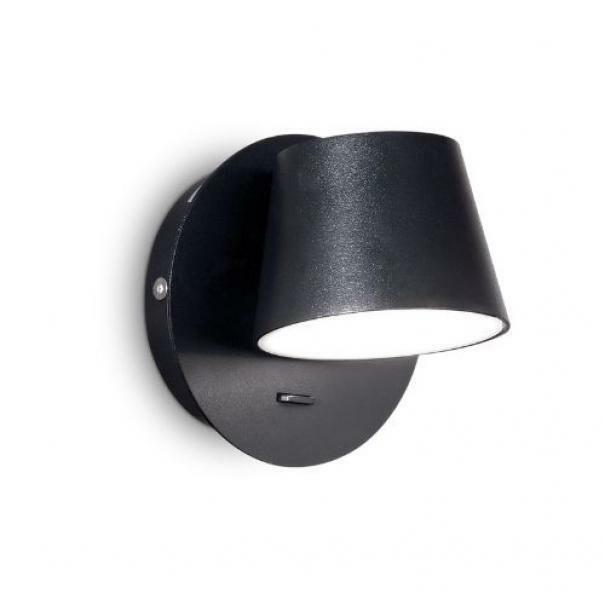 ideal lux ideal lux gim ap1 lampada da parete nero 167121