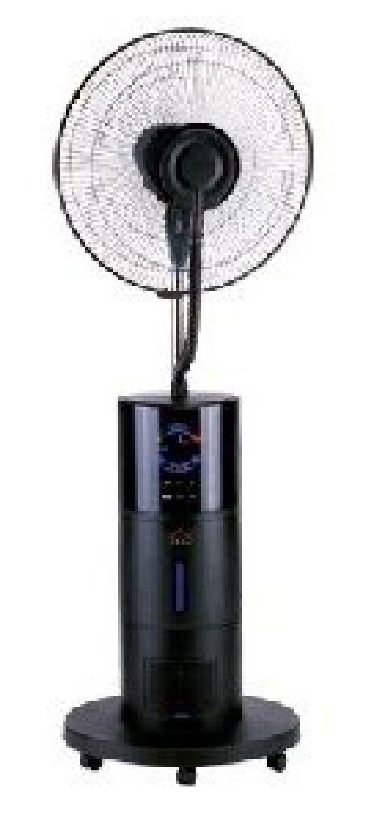 DCG Ventilatore Nebulizzatore Nera 40 cm 100 W 220-240 V 50 Hz 