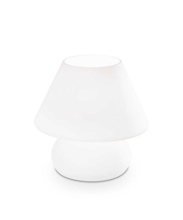 ideal lux ideal lux prato tl1 big bianco lampada da tavolo 074702
