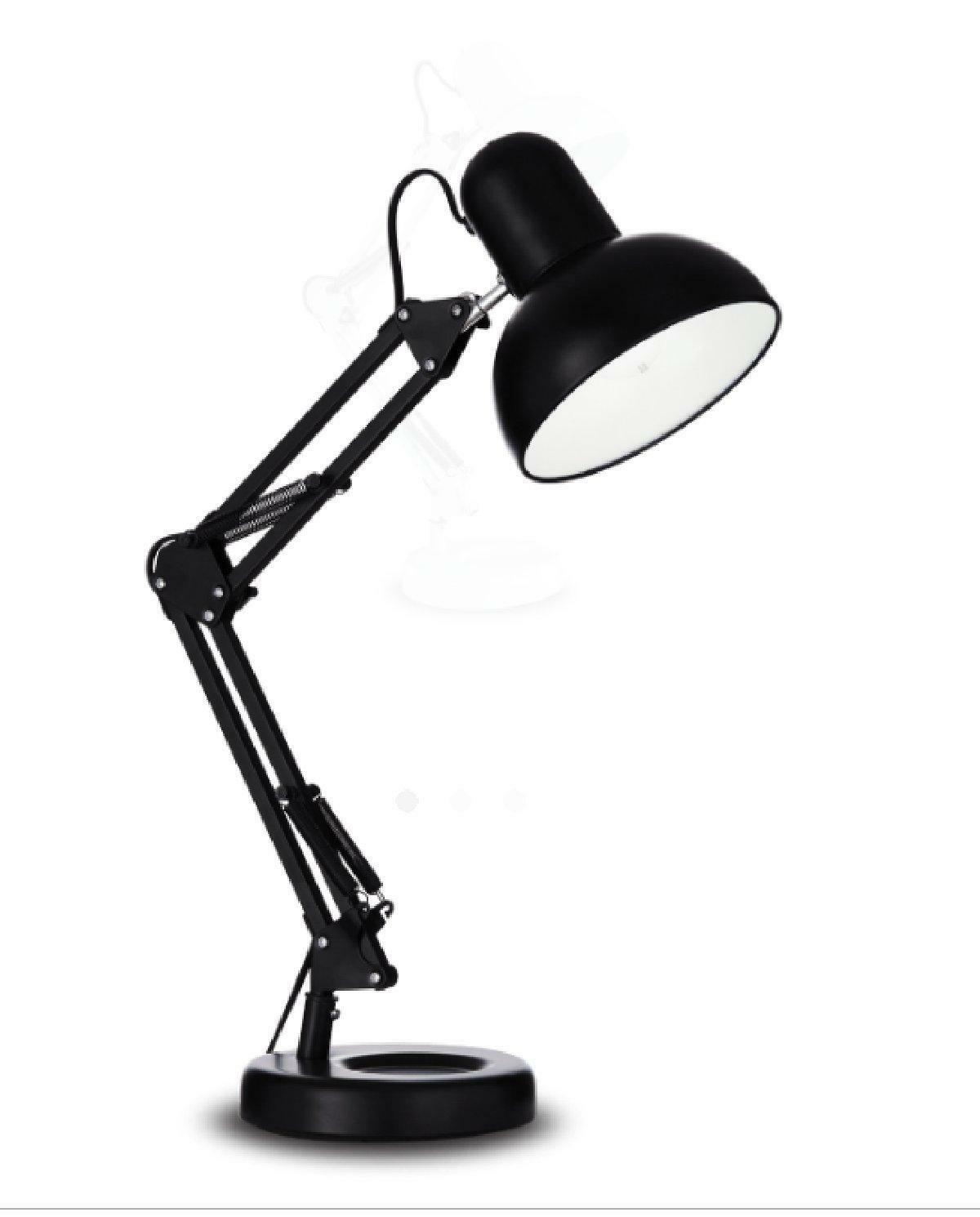 ideal lux ideal lux lampada da tavolo da interno mod. kelly tl1 nero diffusore orientabile 108094